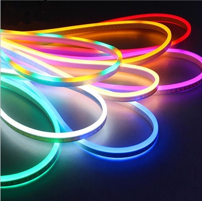 10 밀리미터 LED 네온사인 플렉스 불빛, RGB 12V 실리콘 LED 네온사인 로우프 광
