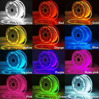 10 밀리미터 LED 네온사인 플렉스 불빛, RGB 12V 실리콘 LED 네온사인 로우프 광