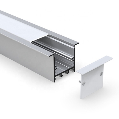 양극 산화된 중단된 LED 프로필, 프로필 광 LED 스트립 은 표면 50 Ｘ 35 밀리미터