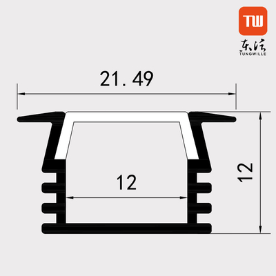 석고보드 알루미늄 물자를 위한 16x12mm 중단된 LED 지구 점화