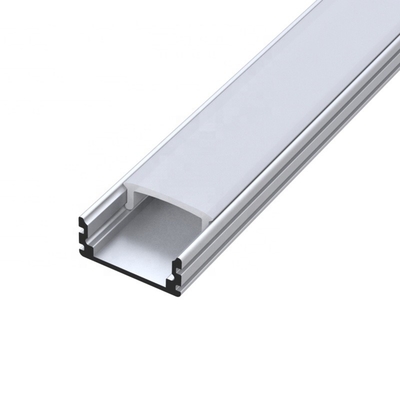 백색 표면에 의하여 거치되는 LED 단면도, U 모양 LED 알루미늄 채널 17.4mm x 8.5mm
