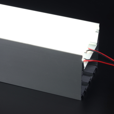 알루미늄 일시 중단 LED 프로필 79*77mm 방열판 하우징 은색