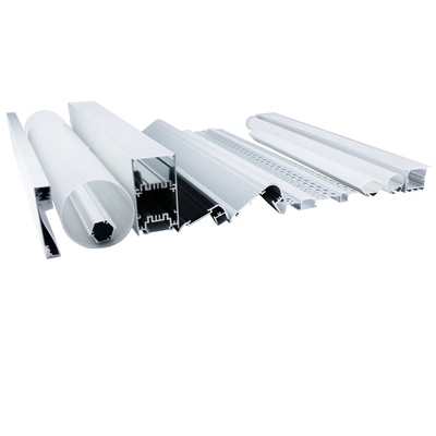 알루미늄 일시 중단 LED 프로필 79*77mm 방열판 하우징 은색