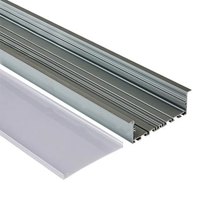 LED 스트립 라이트 알루미늄 통로는 양극 처리되는 것으로 맞춤화된 석고 주도하는 프로필을 휴회를 명했습니다