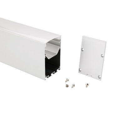 50x75mm 상하향 양측 사이드는 주도하는 스트립 라이트를 위한 알루미늄 압출 프로파일을 보류했습니다