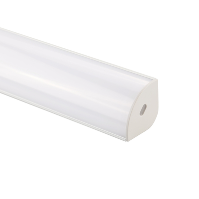 30 밀리미터는 LED 스트립을 위한 Ｖ 모양 90 각도 모서리 LED 프로필 알루미늄을 분류합니다