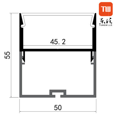 LED 스트립 압출 알루미늄 프로필 채널, 중단된 주도하는 알루미늄 프로파일