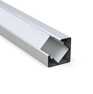 우유 같은 코너 LED 채널, 알루미늄 코너 LED 탑재 스트립 18 밀리미터 Ｘ 18 밀리미터