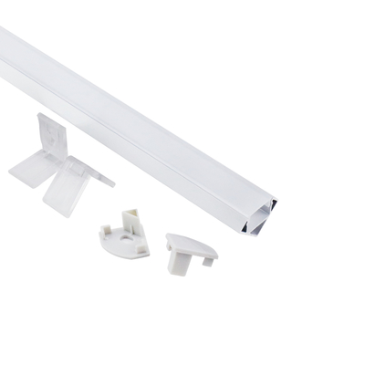 우유 같은 코너 LED 채널, 알루미늄 코너 LED 탑재 스트립 18 밀리미터 Ｘ 18 밀리미터
