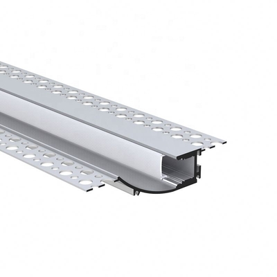 U 모양 석고 보드 LED 프로필 6063 알루미늄 합금 소재