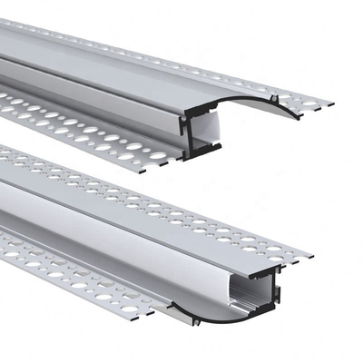 U 모양 석고 보드 LED 프로필 6063 알루미늄 합금 소재