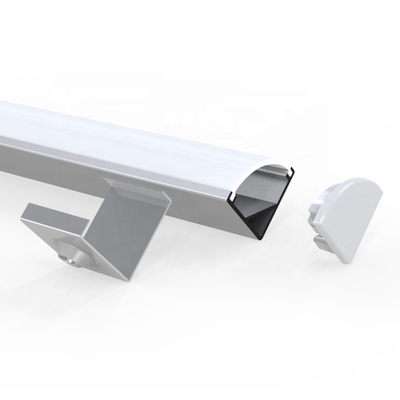 LED 스트립에 쓸 검은 코너 LED 프로필 16MM Ｘ 16MM 알루니늄 합금 소재