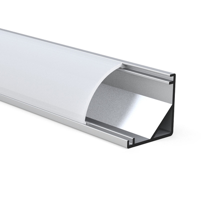 LED 스트립에 쓸 검은 코너 LED 프로필 16MM Ｘ 16MM 알루니늄 합금 소재