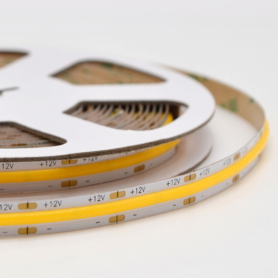 8 밀리미터 폭 COB LED 스트립, 3000k 온백색 LED 스트립 DC 12 볼트