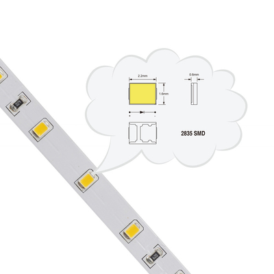 SMD2835 방수 SMD는 디스플레이 상점을 위한 스트립 탄력적 240LEDs / Ｍ를 이끌었습니다