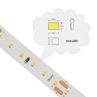 2216 SMD LED 스트립 CRI 95 사무실 건물 박물관을 위한 점 없음