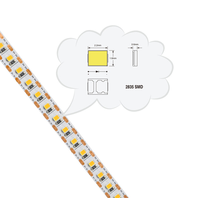 호텔 아트 갤러리를 위한 DC 5 볼트 2835 SMD LED 스트립 120leds