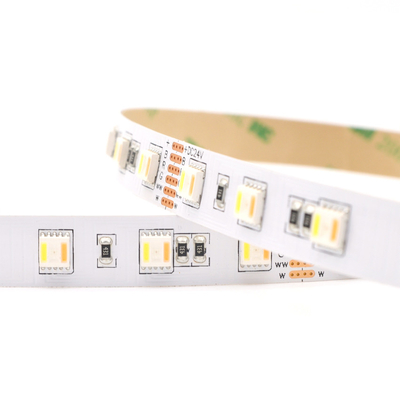 DC 24V 12V 5050 SMD LED 스트립 유연한 조정 가능한 5 In1 RGBWW RGB CCT