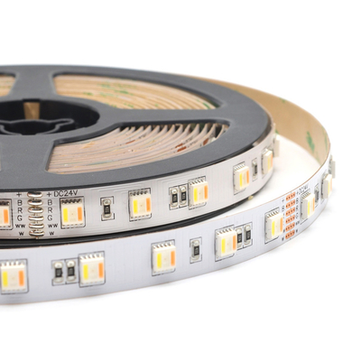 DC 24V 12V 5050 SMD LED 스트립 유연한 조정 가능한 5 In1 RGBWW RGB CCT