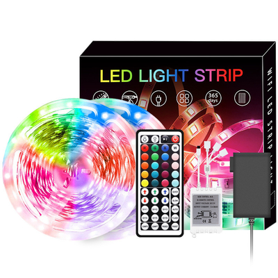 12V 10m 5050 RGB 주도하는 스트립, 멀리 통제된 스마트 홈 주도하는 스트립