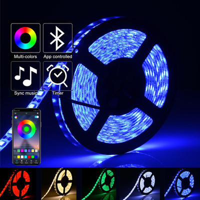 멀리 있는 IP20 시간 조절과 12V 5050 RGB 10 미터 LED 스트립 라이트