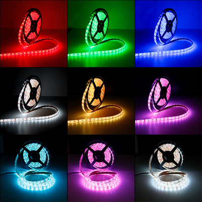 멀리 있는 IP20 시간 조절과 12V 5050 RGB 10 미터 LED 스트립 라이트