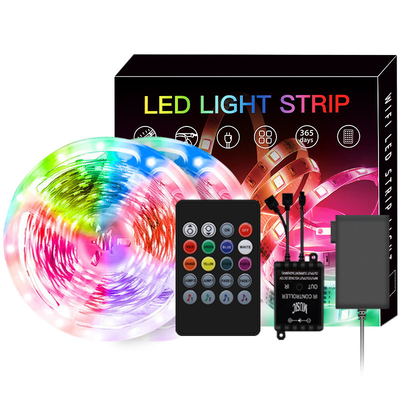 블루투스 APP 5050 RGB 제어는 실내 야외 장식을 위한 스트립 방수를 이끌었습니다