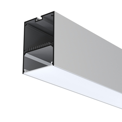 건식 벽체 상한을 위한 은 중단된 LED 프로필 55 밀리미터 Ｘ 70 밀리미터